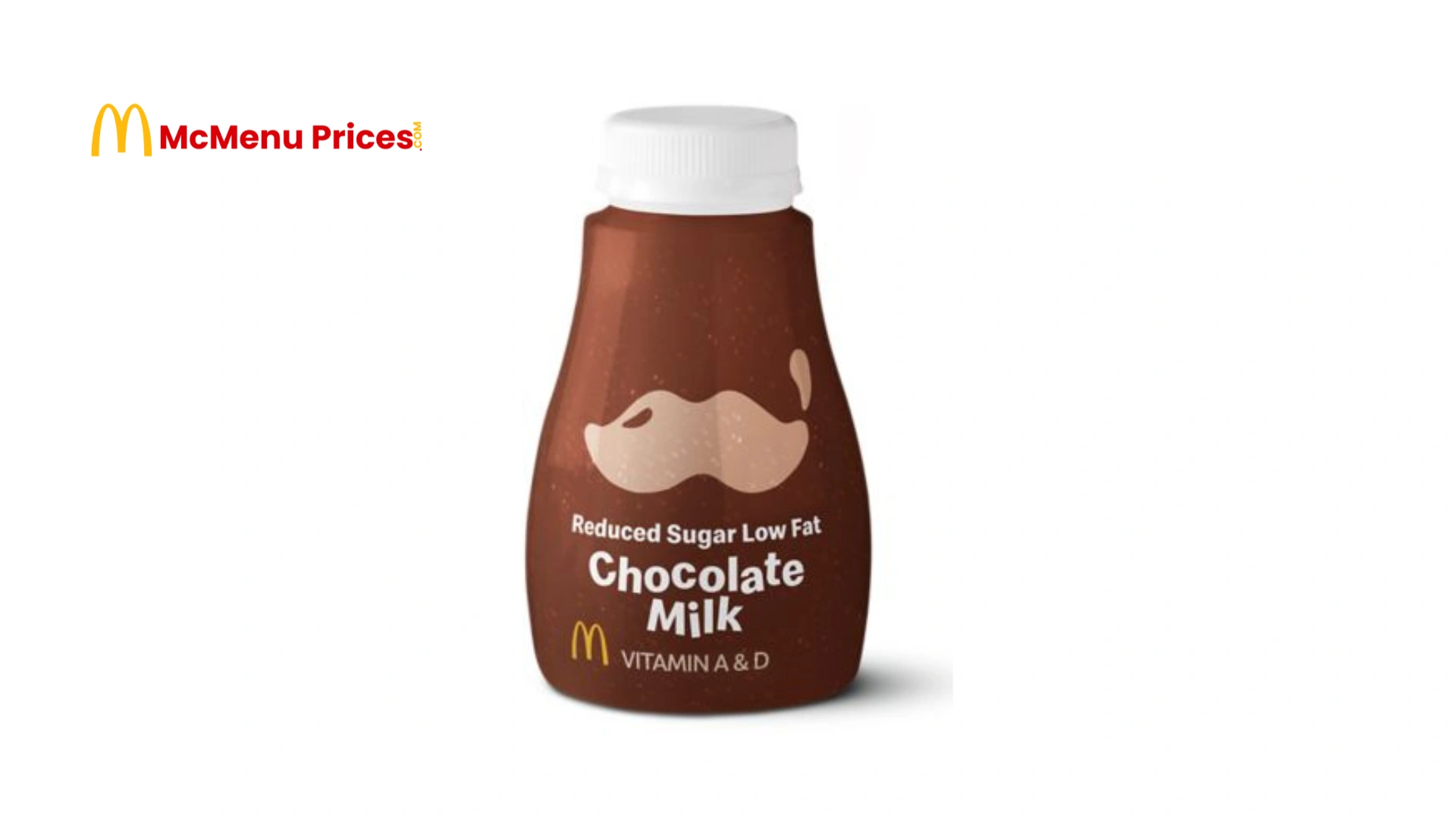 McDonald’s Reduced Sugar* Low Fat Chocolate Milk Jug