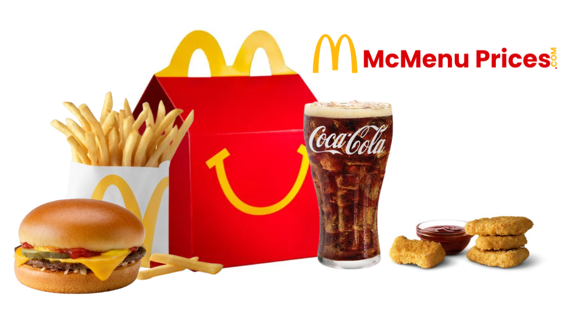 Happy Meal
Cheeseburger or McNuggets
Fries
Drink
A Toy