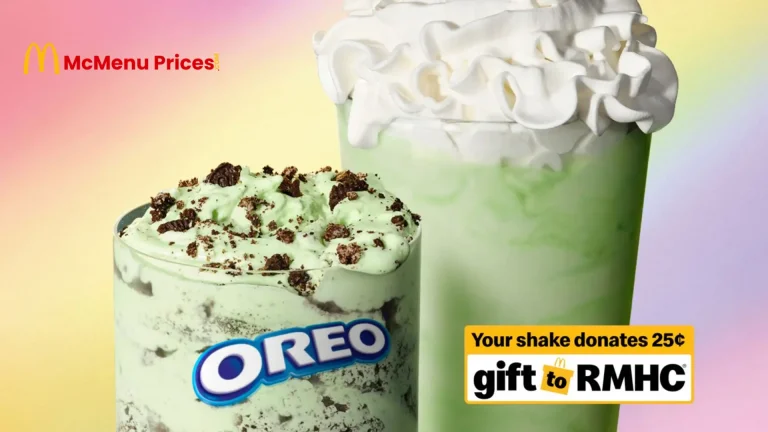 McDonald’s Menu with Prices – Shamrock Is Back!